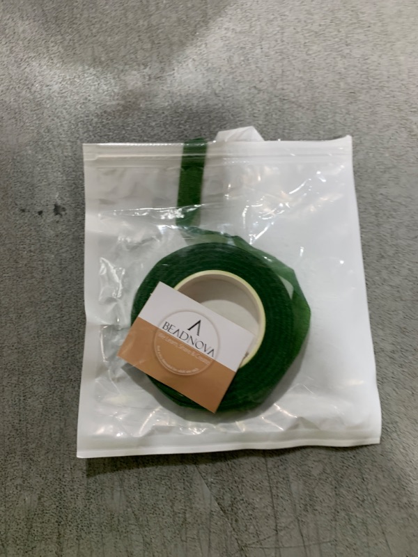 Photo 1 of BEADNOVA Floral Tape 1/2inch Flower Tape Dark Green Floral Tape for Bouquets Floral Arranging Stem Wrap Craft (Dark Green, 30yards)