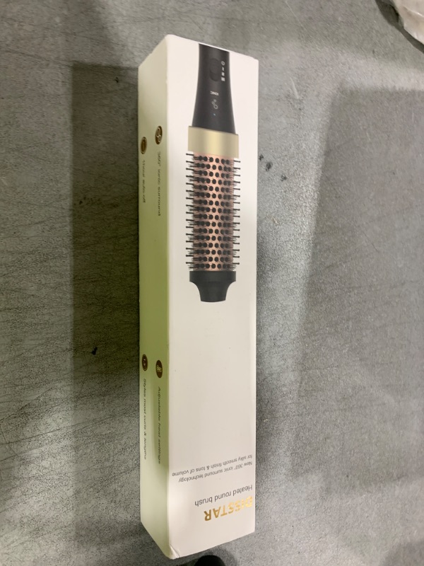 Photo 1 of Ionic Thermal Brush Blowout Hot Brush 1.5 Inch Heat Hair Curling Brush 30s Fast Heated Round Brush Hair Styling Brush Dual Voltage Hot Curling Iron Brush for Easy Blowouts Styling