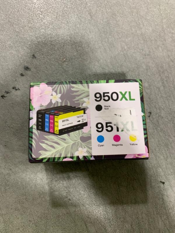 Photo 1 of DAM aila Compatible 950XL 951XL Ink Cartridge Replacement for HP OfficeJet Pro 8600 8610 8620 8100 8630 8660 8640 8615 76DW 251DW, Black, Cyan, Magenta, Yellow, 4-Pack