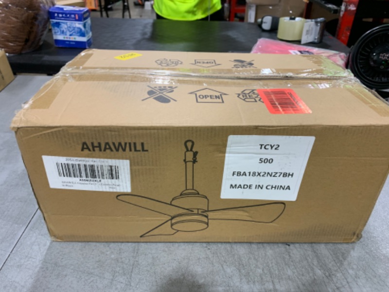 Photo 1 of AHAWILL Gazebo Fan,32" Plug in Ceiling Fan with 3 Color LED Light,Waterproof Outdoor Hanging Fan,Outdoor Ceiling Fans for Patios,Gazebo,Pergola.Black