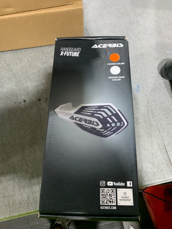 Photo 1 of Acerbis X-Future Handguards - 16 Orange/White (2801965321)