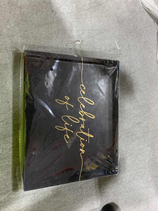 Photo 1 of Lamare Funeral Guest Book for Memorial Service – Elegant Celebration of Life Guest Book and in Loving Memory Guest Book - Condolences Book for Funeral