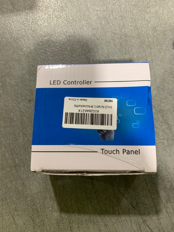 Photo 1 of AMKI LED Wall Switch Dimmer,LED Controller,Wall- Mounted Plastic Cover Touch Panel Switch for DC12V-24V 3528 2835 5050 Single Color LED Strip Lighting(RGBW-Red,Green,Blue,White)