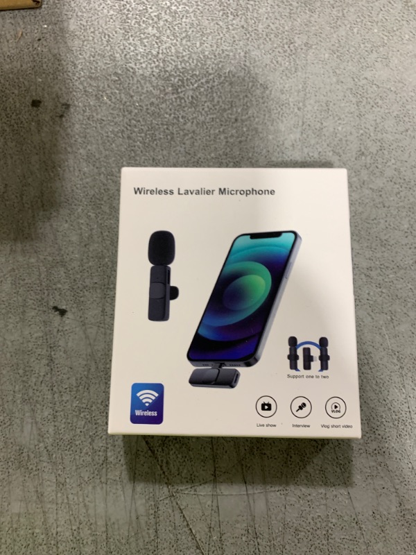 Photo 1 of SmaFun Wireless Lavalier Microphone for iPhone - Android, iPad, Tablets, Bluetooth Mini Microphone with Noise Canceling,65FT Transmission,6H Battery Life, Professional Lapel Mic for Video Recording