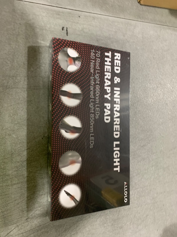 Photo 1 of ALLOLO Red Light Therapy for Body, 3-in-1 LED Bead with Timer Remote Control, 12.6"*6.3" 660nm&850nm Infrared Light Therapy for Body Pain Relief Wearable for Muscle Repair