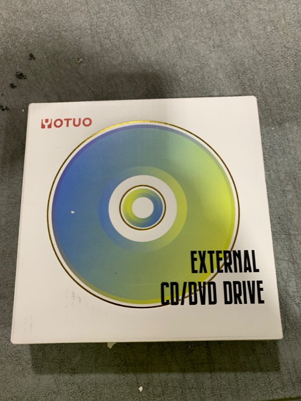Photo 1 of YOTUO External DVD Drive, Portable USB 3.0 CD +/-RW Drive DVD Player for ROM Rewriter Burner for Laptop Desktop, Compatible with Windows 7/8/10/11 Mac MacBook Pro/Air… (DVD Burner)