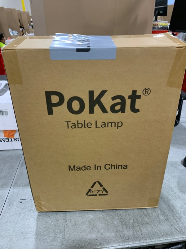 Photo 1 of PoKat 23'' Ceramic Cordless Table Lamps, Remote Control Battery Operated Rechargeable Lamps Decor, Stepless Dimming Bedside Lamps, Modern Lamps for Living Bedroom Nightstands Garden Dinning Kitchen