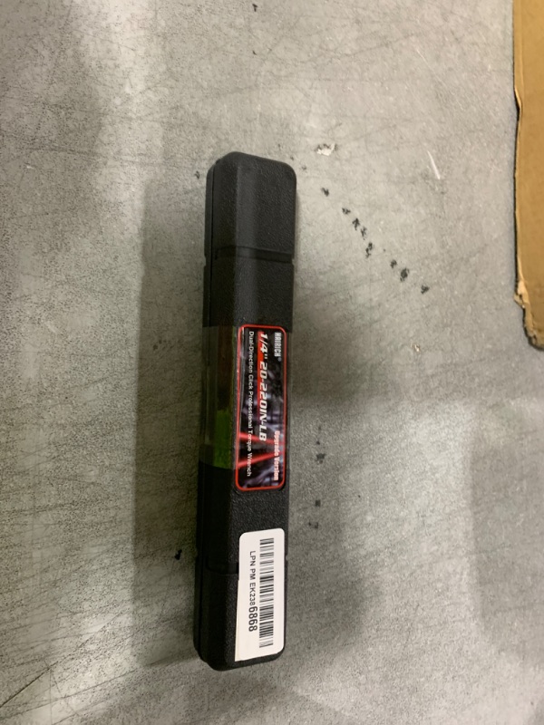 Photo 1 of Hairich 1/4-Inch Torque Wrench, Dual-direction Small Torque Wrench 20-220in.lb/2.3-24.9Nm, 72 tooth High Precision Professional with Dual Range Scales