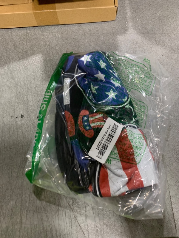 Photo 1 of Retro 4th Of July Red White & Blue Bestie Crew American Flag Women Men T-Shirt (SIZE UNKNOWN)
