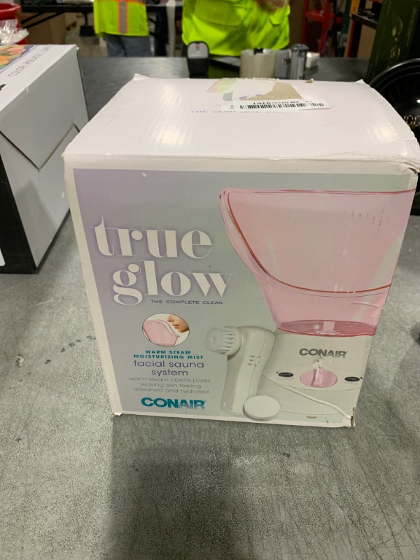Photo 1 of True Glow by Conair Gentle Mist Moisturizing Facial Steamer with Cleansing Brush
