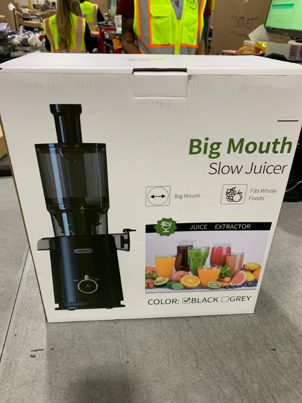 Photo 1 of Juicer Machines, ECOSELF 4.35" Large Feed Chute for Family Needs, Professional Cold Press Juicer For Whole Fruits & Vegetables, Self Feeding Effortless for Batch Juicing, Easy to Clean