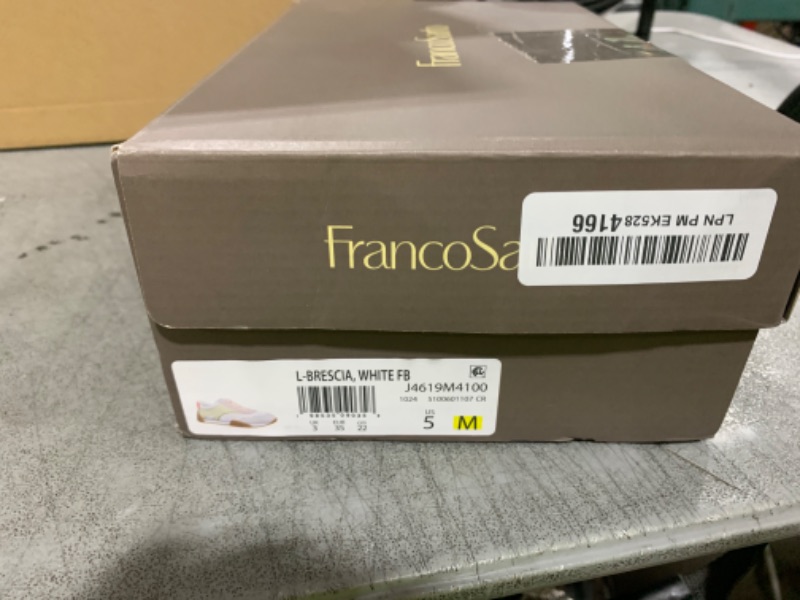 Photo 1 of Franco Sarto Womens Brescia Sneaker White Multi 5 M