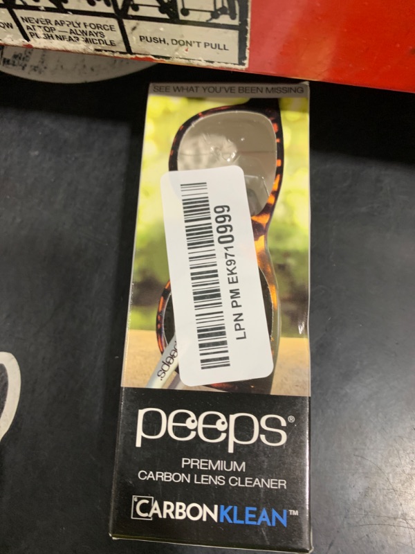 Photo 1 of Carbon Klean Peeps Eyeglass Lens Cleaner - Efficient and Durable Carbon Microfiber Technology - Exclusively Used by NASA - 500 Uses (Space Gray)