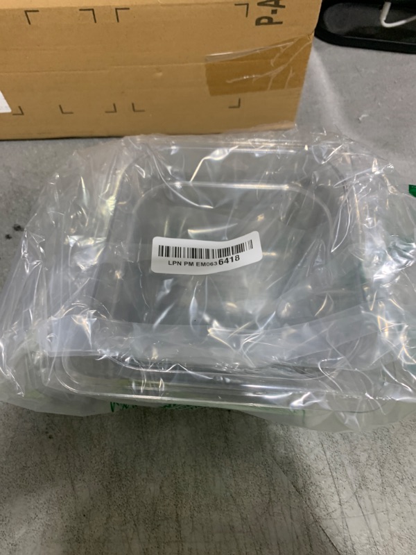 Photo 1 of Carlisle FoodService Products Plastic Food Pan 1/6 Size 4 Inches Deep Clear