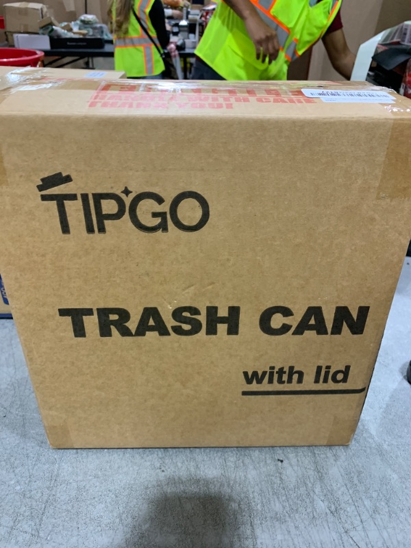 Photo 1 of TIPGO Slim Bathroom Trash Can with Lid Soft Close, Step Pedal, 6 Liter / 1.6 Gallon Stainless Steel Trash Bin, Small Garbage Cans for Bedroom, Office, Kitchen (White)