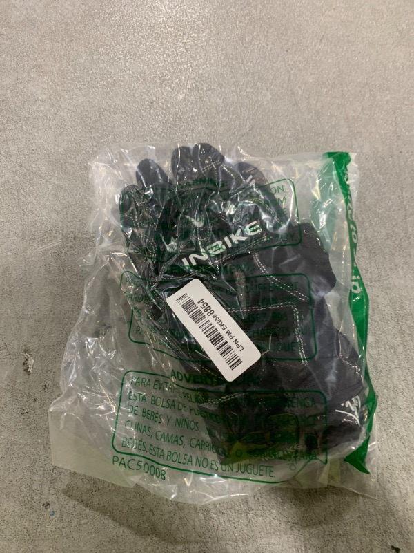 Photo 1 of INBIKE Breathable Mesh Motorcycle Gloves Touchscreen with TPR Palm Pad Hard Knuckles Black White Medium