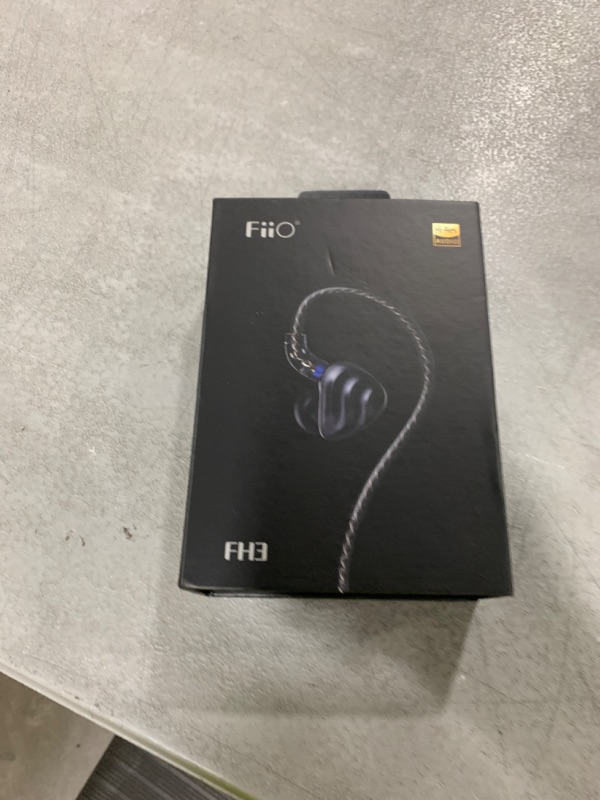Photo 1 of FiiO FH3 HiFi Earphones 3 Drivers (1 Dynamic + 2 Knowles BA), in-Ear Earphones High Resolution, Bass Sound, High Fidelity for Smartphone/PC/Tablet