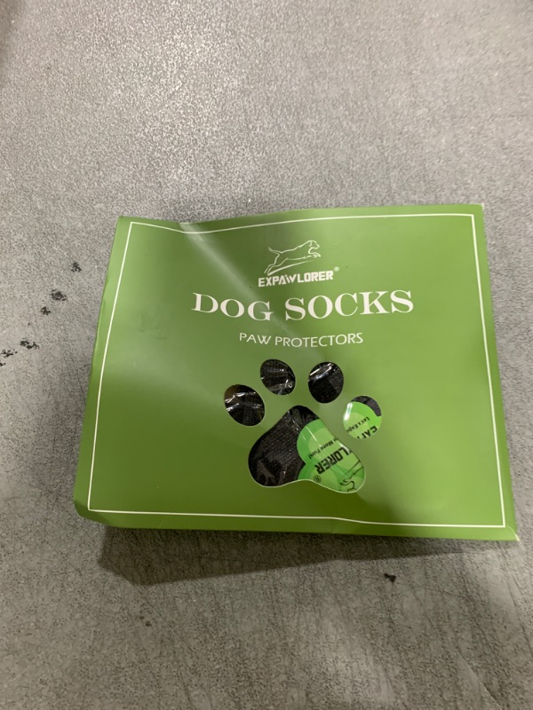 Photo 1 of EXPAWLORER Anti-Slip Dog Socks,Dog Boots&Paw Protectors to Prevent Licking,Dog Shoes for Hot/Cold Pavement, Double Sides Non-Skid Traction Control on Hardwood Floor for Senior Dogs