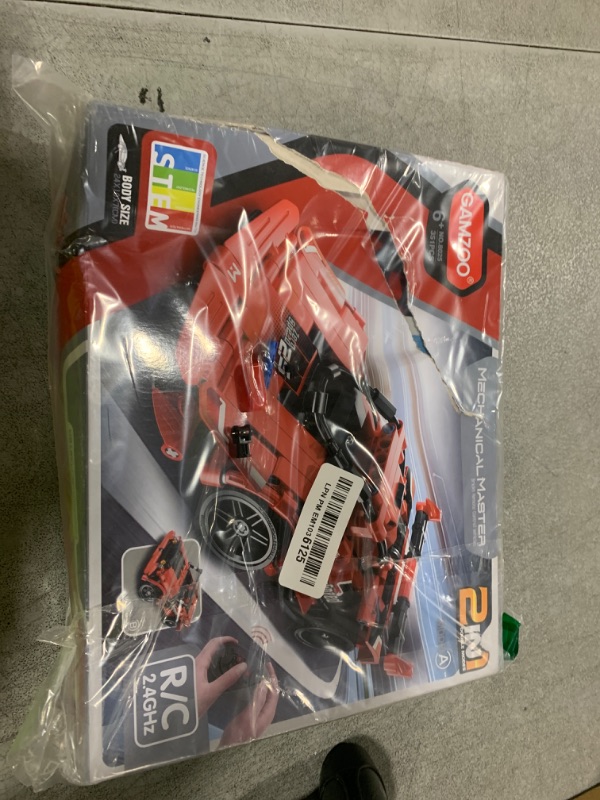 Photo 1 of RC Toy Best Birthday Gifts for Age 6 7 8 9 10 11 12 Years Old Kids Boys Girls 2 in 1 Remote Control Racing Car Building Blocks 351 Pcs DIY Building Kits Engineering Construction Toy