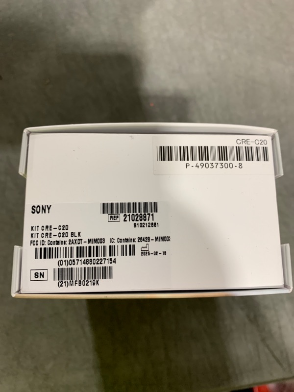 Photo 1 of Sony CRE-C20 Self-Fitting OTC Hearing Aids for Mild to Moderate Hearing Loss, Prescription-Grade Sound Quality, Compact Virtually Invisible Design, Customizable App, and Rechargeable Battery