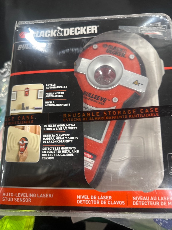 Photo 1 of BLACK+DECKER Line Laser, Auto-leveling with Stud Finder (BDL190S)