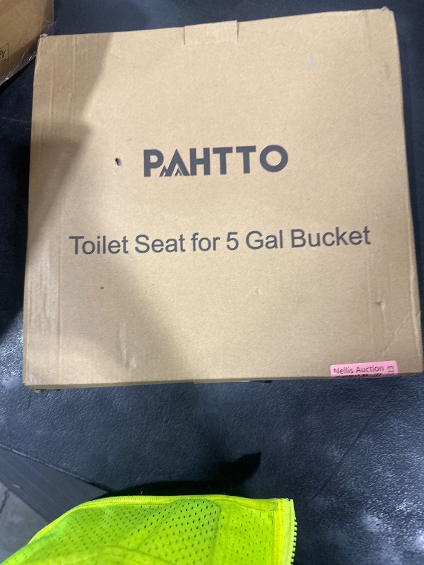 Photo 1 of Bucket Toilet Seat, Portable Toilet Seat for 5 Gal Buckets, Camping Seat for Pail, Snap-on Bucket Seat for Outdoor, Camping, Hiking, Emergency, Car, Boat, RV Travel