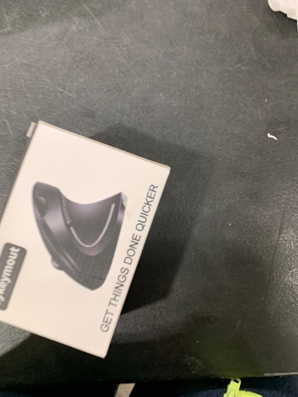 Photo 1 of JYKEYMOUT Bluetooth and 2.4G (2-in-1) Rechargeable Wireless Mouse, Ergonomic Vertical Design, 1000/1200/1600 DPI, 6 Silent Buttons, for Laptop, Computer, PC, MacBook, Chromebook-Black