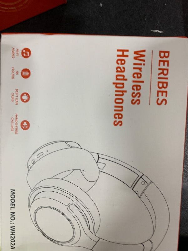 Photo 1 of BERIBES Bluetooth Headphones Over Ear, 65H Playtime and 6 EQ Music Modes Wireless Headphones with Microphone, HiFi Stereo Foldable Lightweight Headsets, Deep Bass for Home Office Cellphone PC Ect.