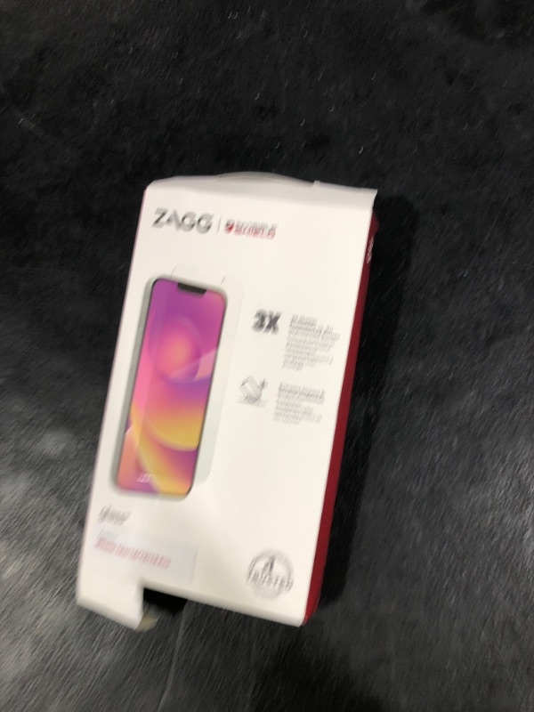 Photo 1 of ZAGG InvisibleShield Glass+ Screen Protector for iPhone 16e/ 14/13/ 13 Pro - 3X Shatter Protection, High Scratch Resistance, Oil-Resistant, Reinforced Edges, Easy Install