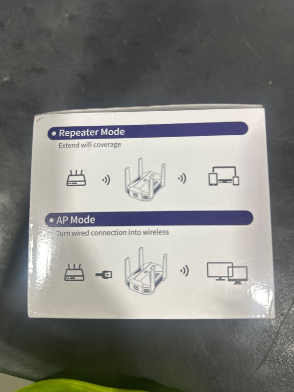Photo 1 of 2025 AC2100 WiFi Extender - WiFi Extender Signal Booster with Gigabit Ethernet Port, WiFi Booster Dual-Band(5.8G&2.4G) Coverage to 12888 sp.ft, Faster Speed, Compatible with Multiple Devices