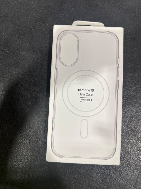 Photo 1 of Apple iPhone 16 Clear Case with MagSafe and Camera Control: Lightweight Phone Case, Wireless Charging Compatible, Smooth Glossy Finish