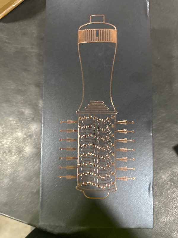 Photo 1 of Travel Dual Voltage Hair Dryer Brush Blow Dryer Brush in One,Portable 2 inch Mini Hot Air Brush,Travel Hair Tools/Volumizer/Straightener/Curler,European Blow Dry Brush with Universal Adapter