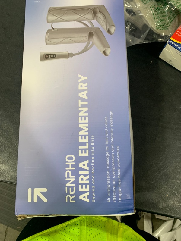 Photo 1 of RENPHO Leg Massager for Circulation and Pain Relief, Calf Compression Massager Effective for Fathers Mothers Relaxation Muscles and Reduce Swelling-Grey