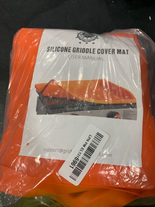 Photo 1 of NancyL Griddle Mat Silicone Protective Cover, Full-Edge 28" Grill Cover Blackstone Accessories for Blackstone 28 Inch Griddle, Heavy Duty Food Grade Grill Cover