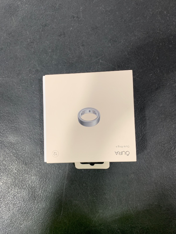 Photo 1 of Oura Ring 4 - Brushed Silver - Size 12 - Smart Ring - Size First with Oura Ring 4 Sizing Kit - Sleep Tracking Wearable - Heart Rate - Fitness Tracker - Up to 8 Days of Battery Life