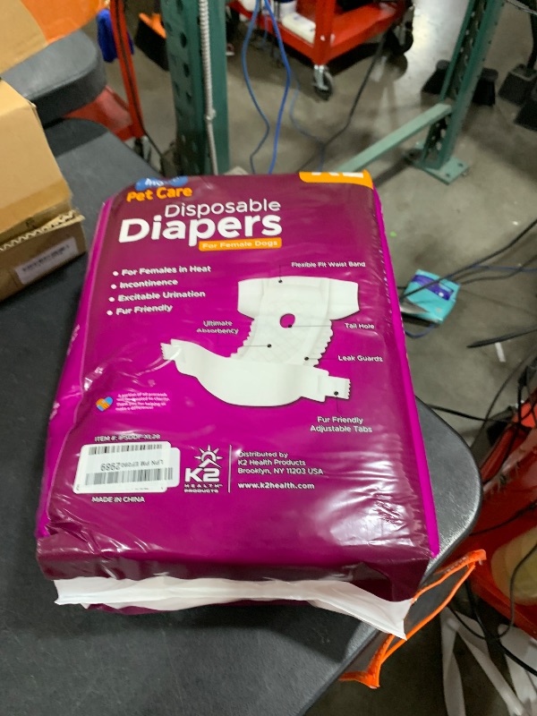 Photo 1 of Inspire Pet Care Dog Diapers Female Dogs | Bulk Value Doggie Incontinence, Accidents, for Heat, Pee or Period and Housebreaking (X-Large (28 Count))