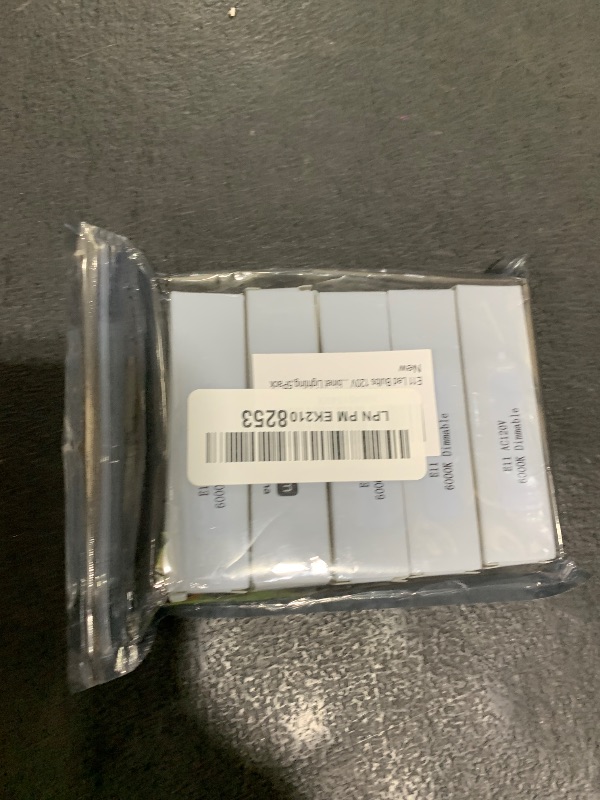 Photo 1 of E11 Led Bulbs 120V 100W Halogen Candelabra Bulbs Equiva Dimmable,T3 T4 Mini Base JDE11 Bulb,6000K Daylight Cool White 10W 1000LM E11 for Chandeliers,Candelabra,Ceiling Fan ,Cabinet Lighting,5Pack
