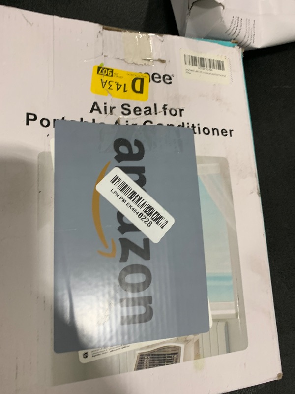 Photo 1 of HOOMEE 400CM (157") Universal Window Seal for Portable Air Conditioner and Tumble Dryer – Works with Mobile Air-Conditioning, Easy to Install - Air Exchange Guards with Zip and Adhesive Fastener