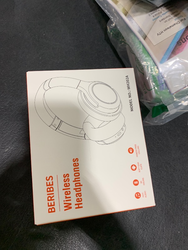 Photo 1 of BERIBES Bluetooth Headphones Over Ear, 65H Playtime and 6 EQ Music Modes Wireless Headphones with Microphone, HiFi Stereo Foldable Lightweight Headsets, Deep Bass for Home Office Cellphone PC Ect.