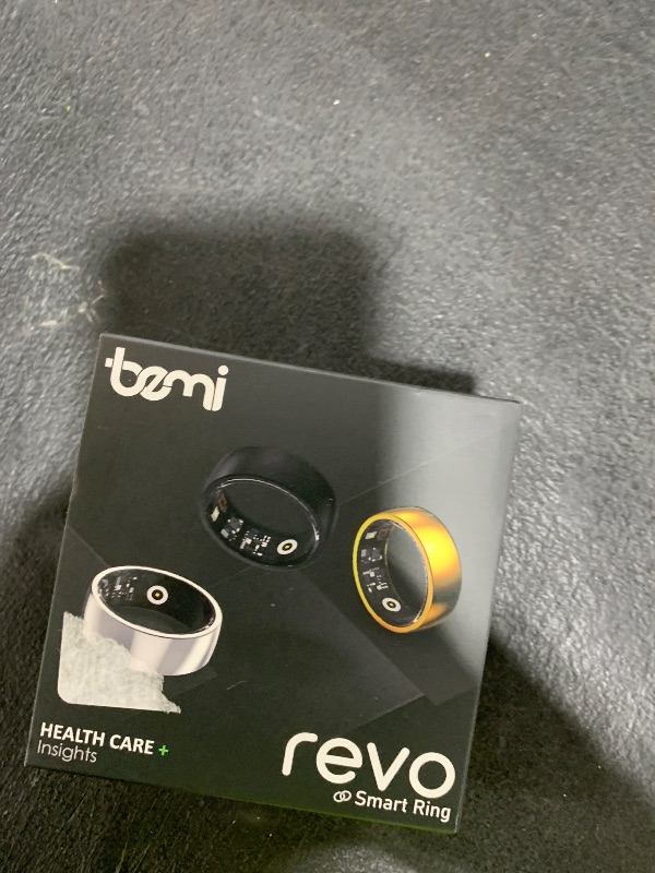 Photo 1 of Health Tracker Ring, Smart Health Ring for Women Men with Heart Rate, Blood Oxygen, Sleep Monitor, Steps,Calories, No Subscription Fee, IP68 Waterproof Smart Ring for iPhone & Android (gold)