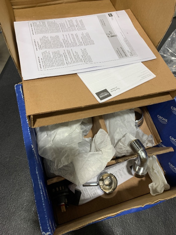 Photo 1 of Grohe 29423000 Timeless Pressure Balance Valve Trim with 2-Way Diverter and Cartridge, Starlight Chrome