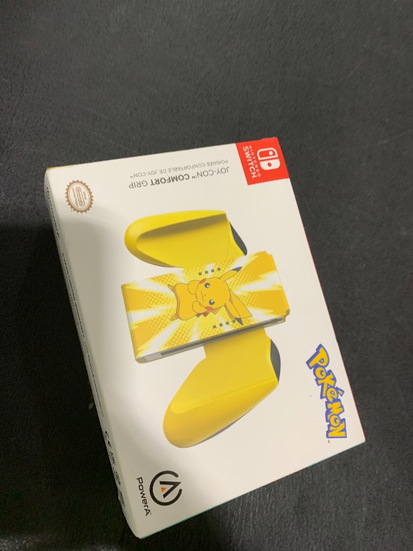 Photo 1 of PowerA Pokemon Joy-Con Comfort Grip for Nintendo Switch Lite - Pikachu