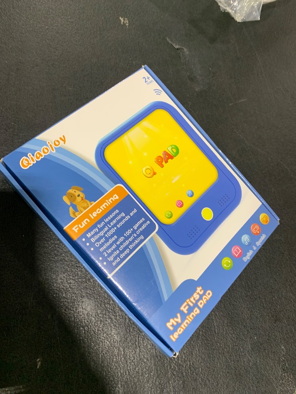 Photo 1 of Kids Learning Tablet Educational Learning Pad for Toddlers 2-5 to Learn Alphabets, Numbers, Foods, Time, Music, Vehicles,Jurassic Park, Tablet Toy for Toddlers Ages 2 3 4 5 6 Years Old