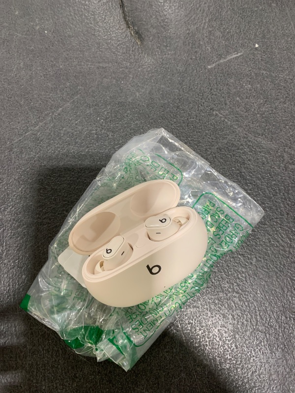 Photo 1 of Beats Studio Buds + | True Wireless Noise Cancelling Earbuds, Enhanced Apple & Android Compatibility, Built-in Microphone, Sweat Resistant Bluetooth Headphones, Spatial Audio - Ivory