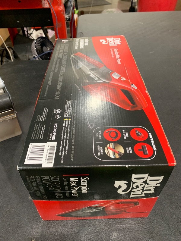 Photo 1 of Dirt Devil Scorpion Plus QuickFlip Handheld Vacuum Cleaner, Powerful Suction, Lightweight, Includes Quick Flip Crevice Tool, Corded Portable Vacuum Cleaner