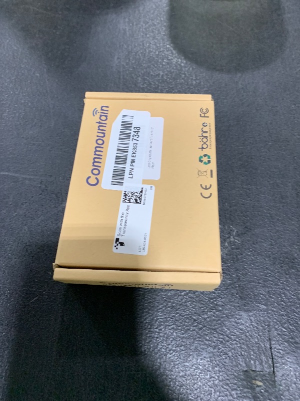 Photo 1 of commountain 3.5mm Listen Only Earpiece Compatible with Speaker Mic, Acoustic Tube Receive Only Headset with 3 Earmolds, for Police Security and Law Enforcement Use