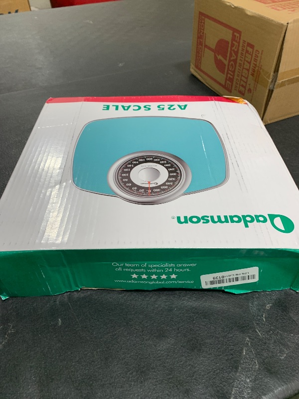 Photo 1 of Adamson A25 Scales for Body Weight - Up to 400 LB - 5.3" Dial on 12.4" x 10.2" Platform - Anti-Skid Rubber Surface - High Precision Bathroom Scale Analog - Durable with 20-Year Assurance