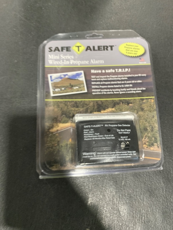 Photo 1 of Safe T Alert - Mini LP Gas Alarm - Surface Mount Black - 20-441-P-BL