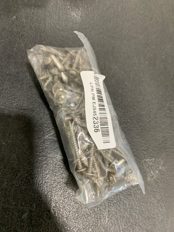Photo 1 of #8 x 1-1/2" Wood Screw 100Pcs 410 Stainless Steel Standard Thread Truss Head Fast Self Tapping by SG TZH