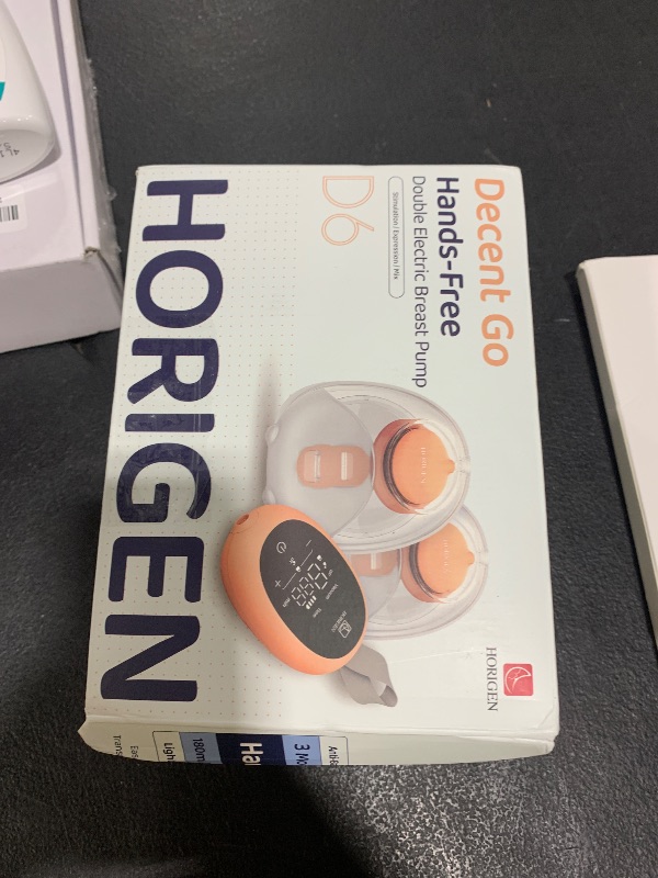 Photo 1 of Wearable Hands Free Breast Pump D6, Portable Breastfeeding Pumps with 3 Modes & 9 Levels, Strong Suction Discreet Low Noise Electric Breast Milk Pump, 15-25mm Double-Sealed Flange